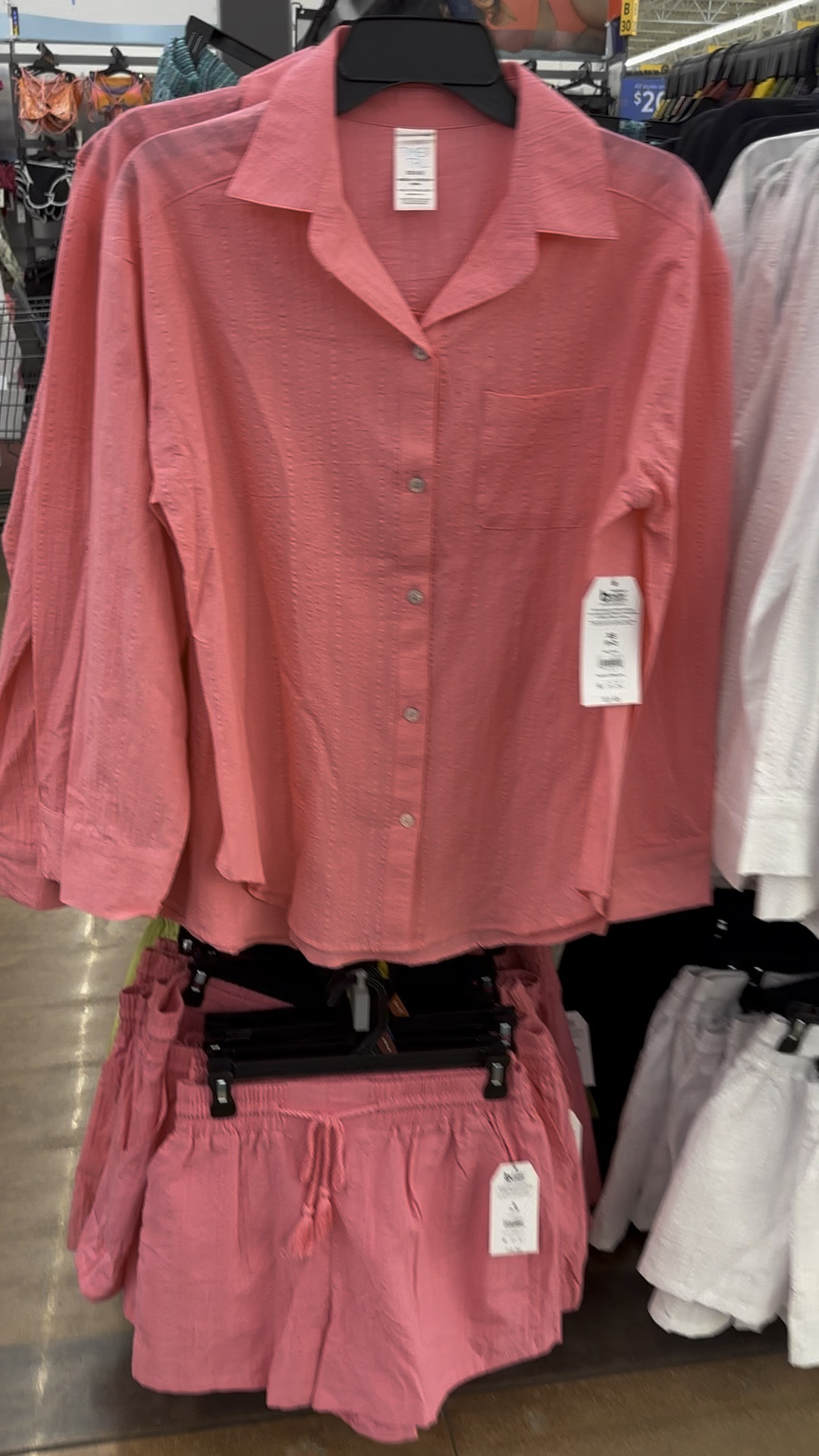 Cute new matching set from Walmart! Comes in 4 colors, XS-3X, and each piece is sold separately and under $25! 
.........
Summer trend summer trends summer outfits summer look summer outfit free people dupe Walmart new arrivals button down swim cover swim Coverup pool look beach look beach outfit pool outfit beach day outfit pool day outfit resort wear travel look travel outfit summer vacation outfit casual outfit shorts look matching set aerie dupe free people dupe button down drawstring shorts linen set shorts under $20 shirt under $25 set under $50 matching set under $40 plus size set plus size shorts plus size matching set Walmart under $20 Walmart finds under $20

#LTKSwim #LTKPlusSize #LTKTravel