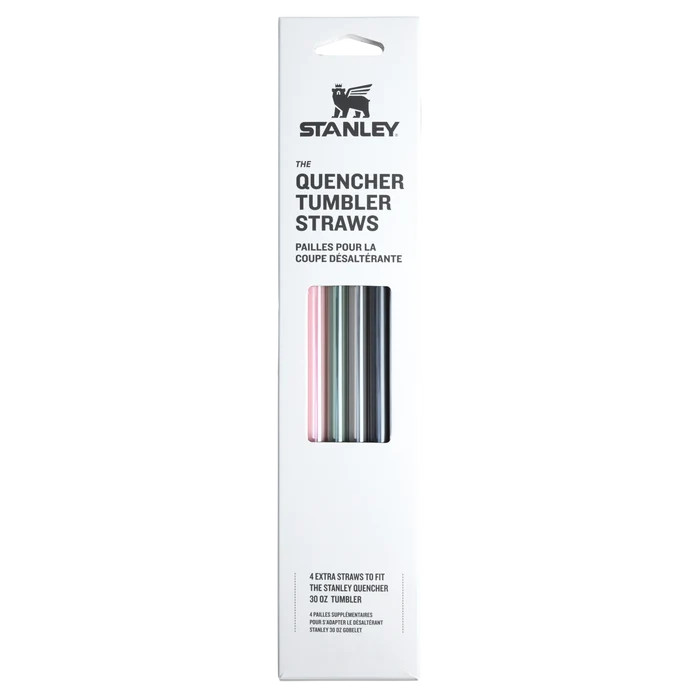 Replacement Straw 4 Pack | 30 oz Quencher Tumbler | Stanley | Stanley 1913 (US)