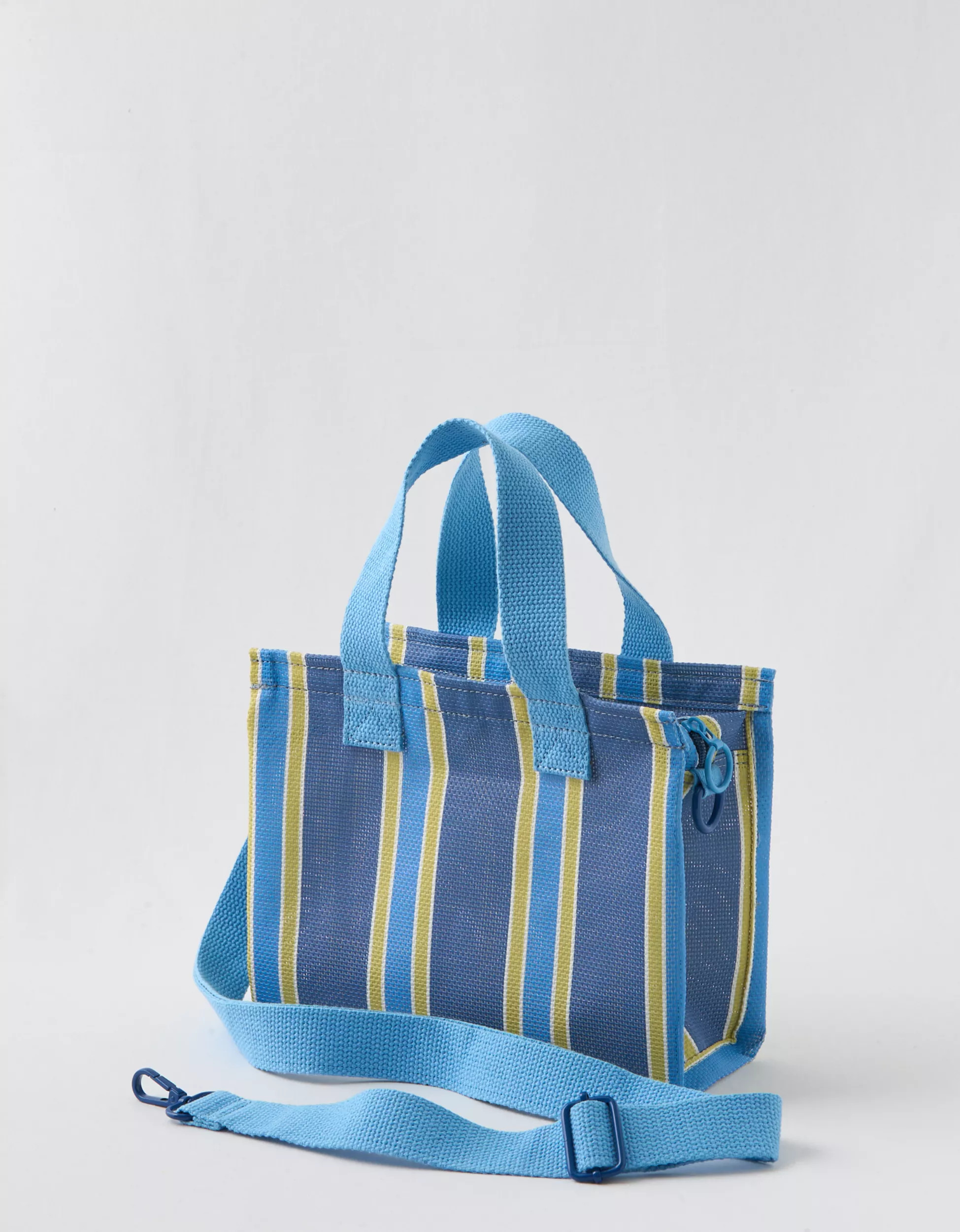 Aerie Mini Striped Mesh Tote Bag | American Eagle Outfitters (US & CA)
