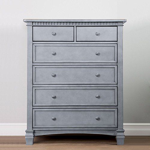 Evolur Cheyenne and Santa Fe 6 Drawers Chest, Storm Grey | Amazon (US)