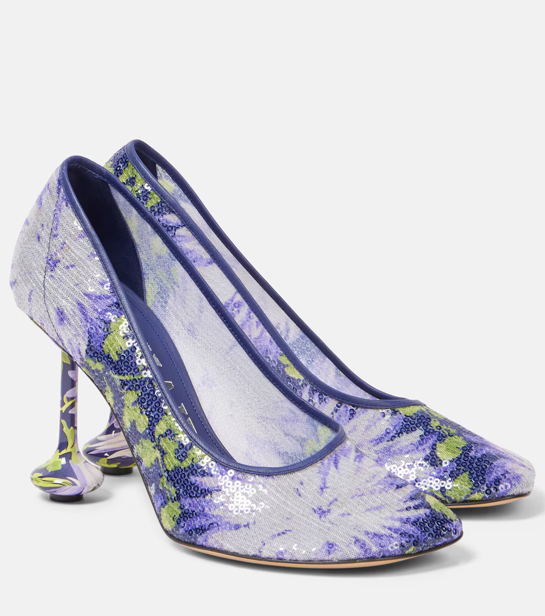 Toy 90 floral sequined mesh pumps | Mytheresa (US/CA)