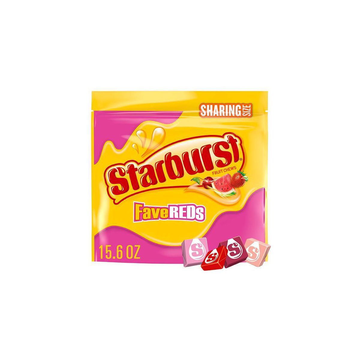 Starburst FaveREDs Sharing Size Candy Fruit Chews - 15.6oz | Target