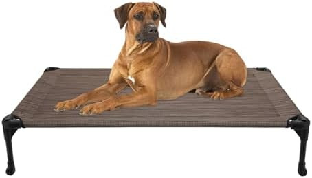 Veehoo Cama Elevada para Perros al Aire Libre para Perros de Tamaño Grande, Camas Cots Elevadas ... | Amazon (US)