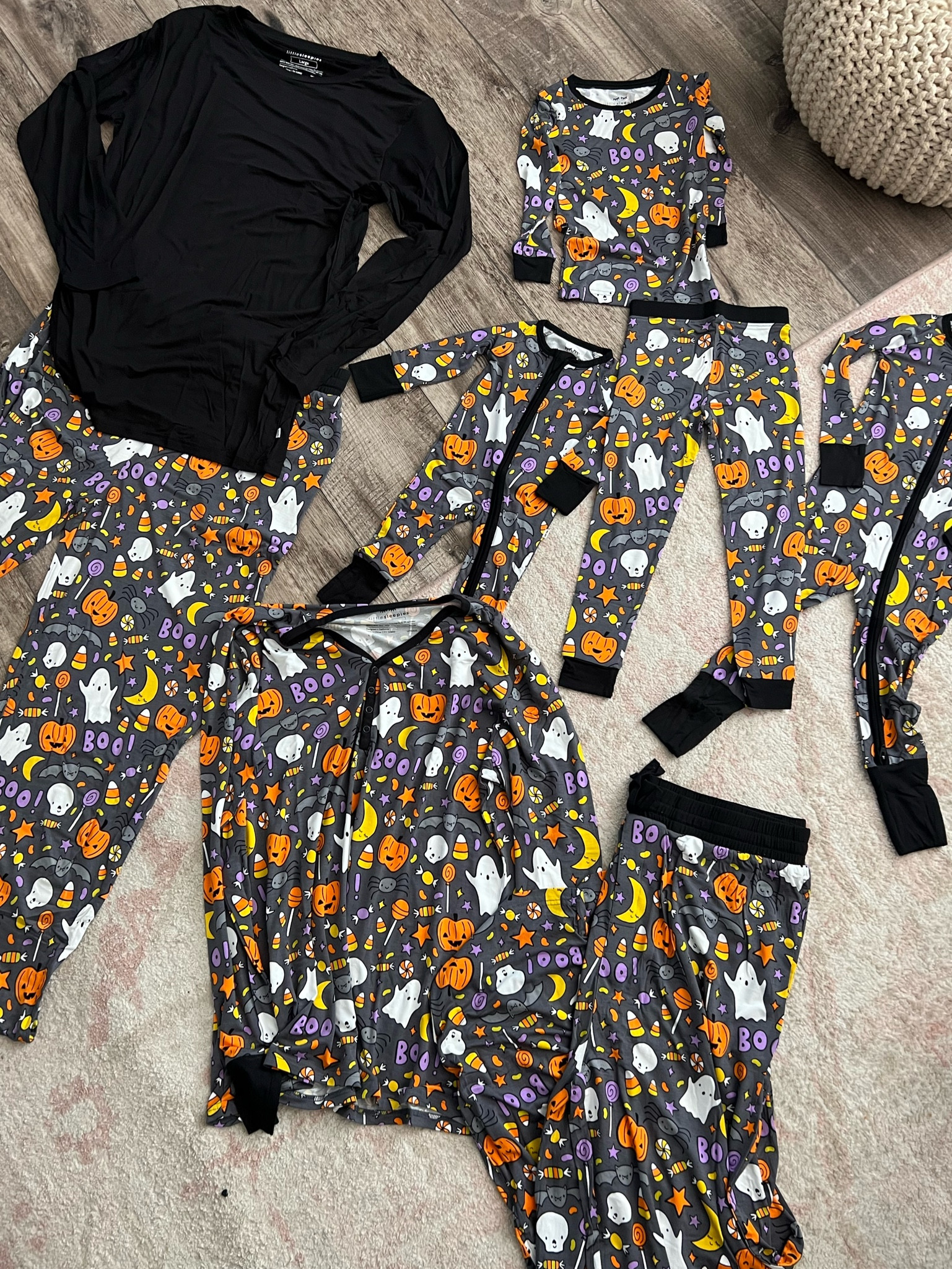 the cutest matching family pjs for the fam from little sleepies!🧡💜🎃👻

#LTKHalloween #LTKfamily