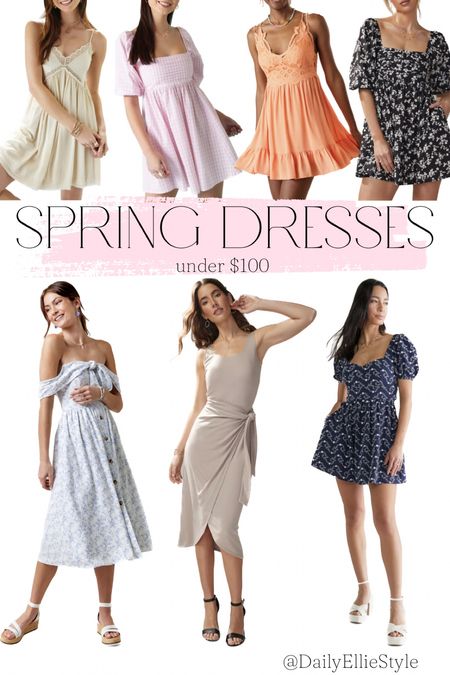 Swoooooning over all the pretty spring dresses 😍🌸

#LTKsalealert #LTKSeasonal #LTKunder100