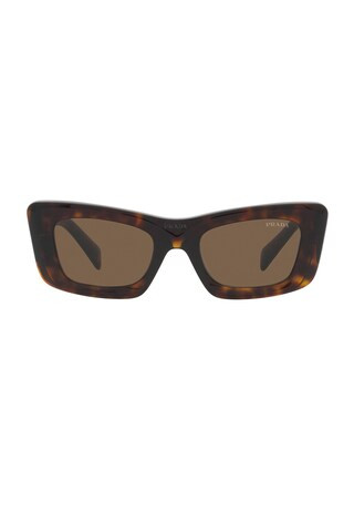 Prada Cat Eye Sunglasses in Havana - Brown. Size all. | FWRD 