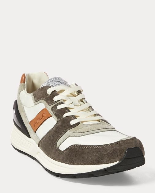 Train 100 Suede-Mesh Sneaker | Ralph Lauren (US)