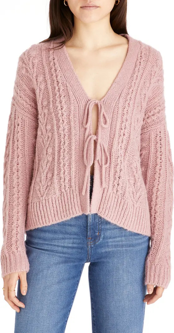 Cable Tie Front Cardigan Sweater | Nordstrom