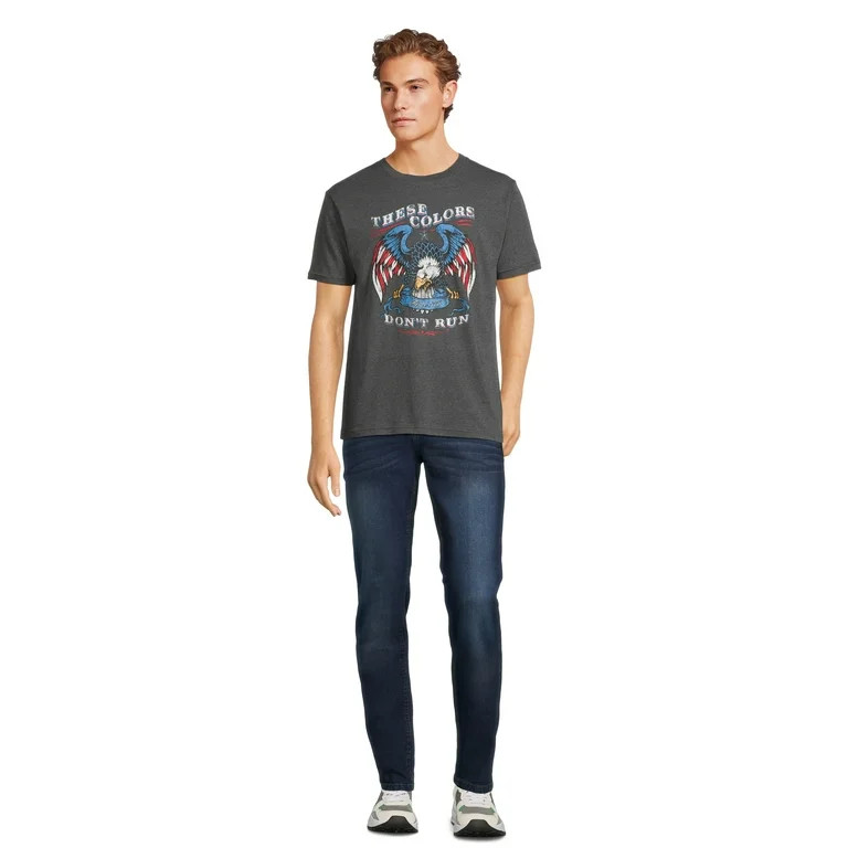 4th of July Eagle of Freedom Men’s Tee by Way to Celebrate, Sizes S-3XL | Walmart (US)