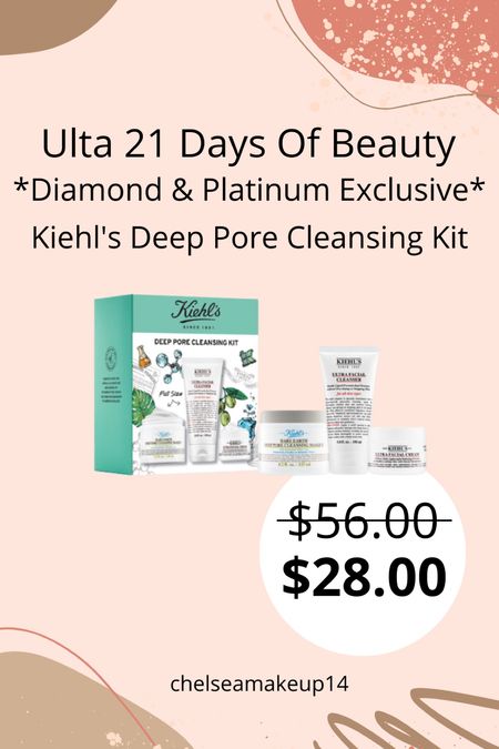 Ulta 21 Days Of Beauty // Kiehl’s Deep Pore Cleansing Kit 

#LTKsalealert #LTKbeauty