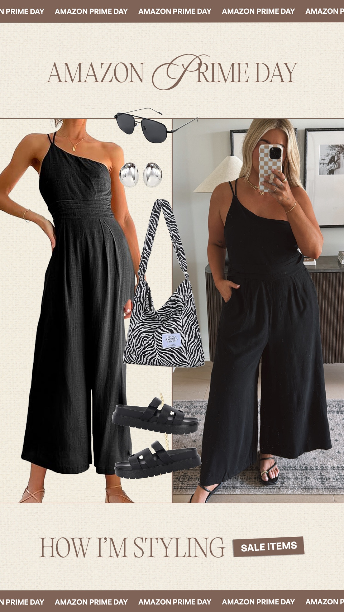 Prime day sale! Love this jumpsuit🖤 I am in a XL #sale #amazon #primeday 

#LTKStyleTip #LTKMidsize #LTKSaleAlert