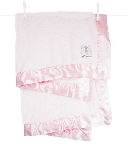 Little Giraffe Chenille Stroller Baby Blanket, Pink, 29" x 35" | Amazon (US)