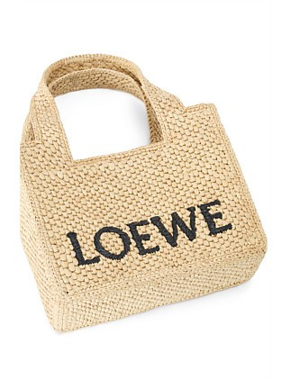 FONT TOTE MINI IN RAFFIA | David Jones (Australia & New Zealand)