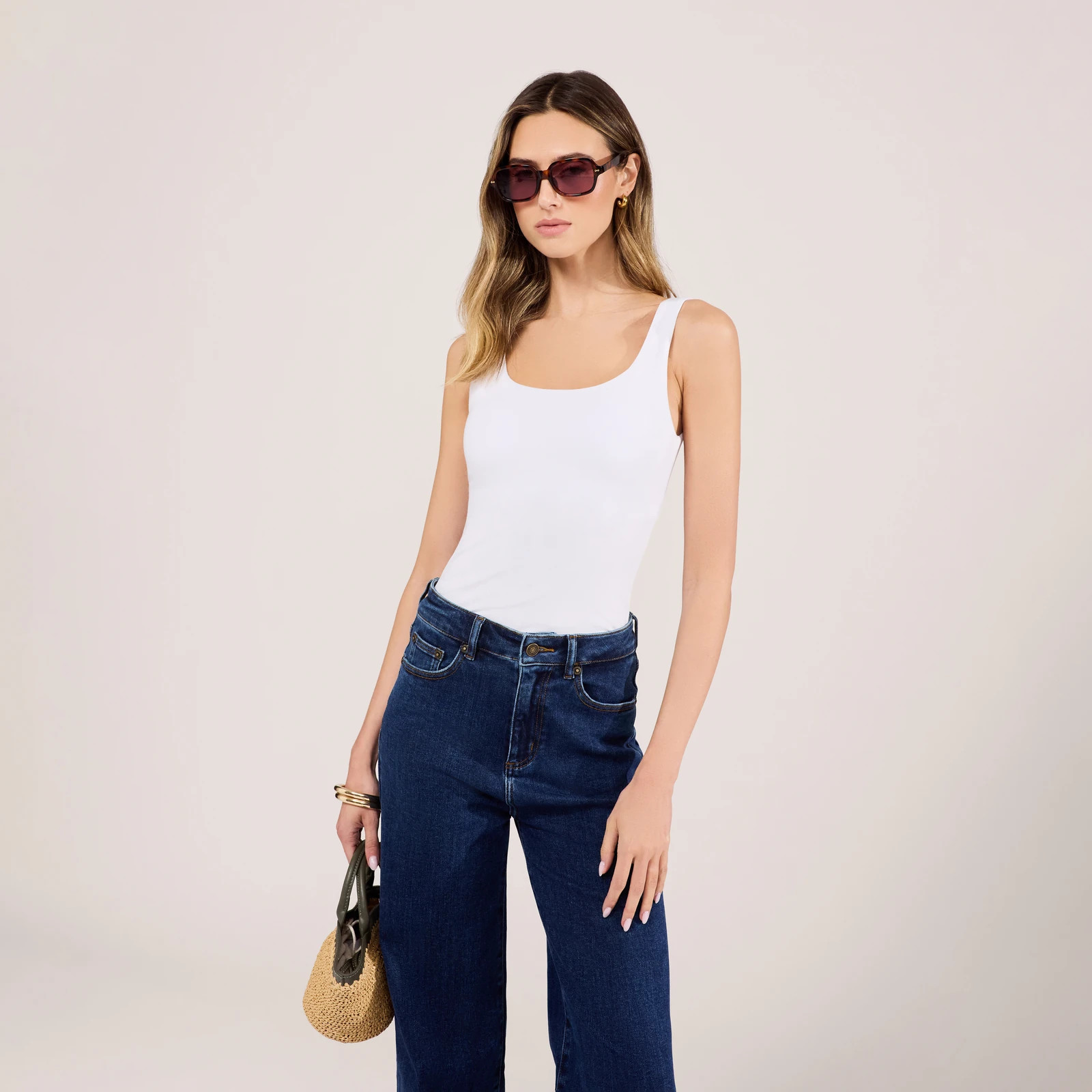 Lightweight Everyday Tank Top | White | LOVALL