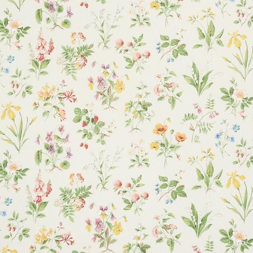 Schumacher Floreana Berry Fabric | DecoratorsBest