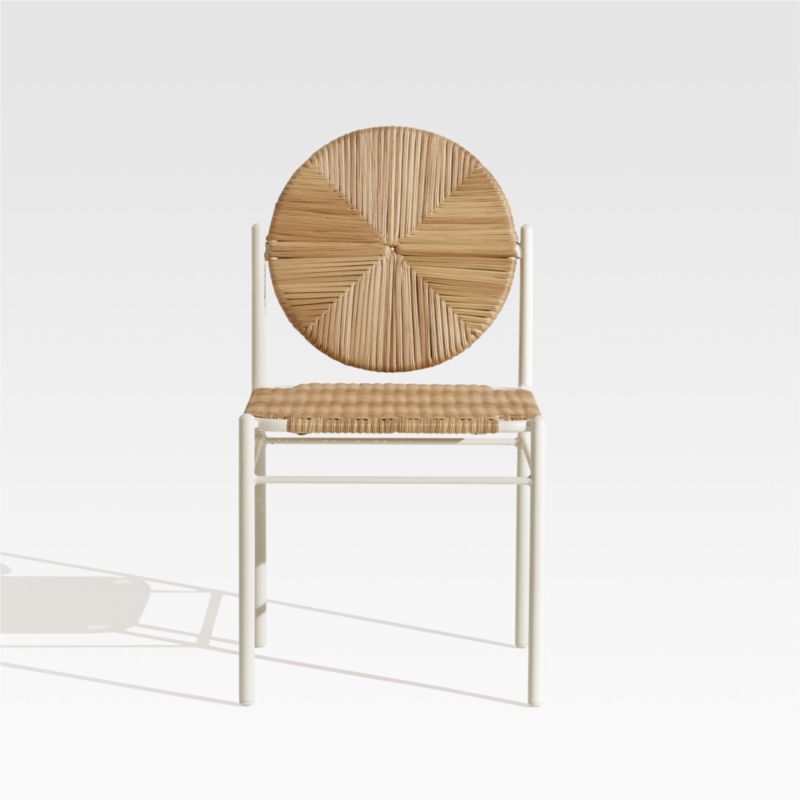 Corsica Outdoor Patio Dining Chair + Reviews | Crate & Barrel | Crate & Barrel