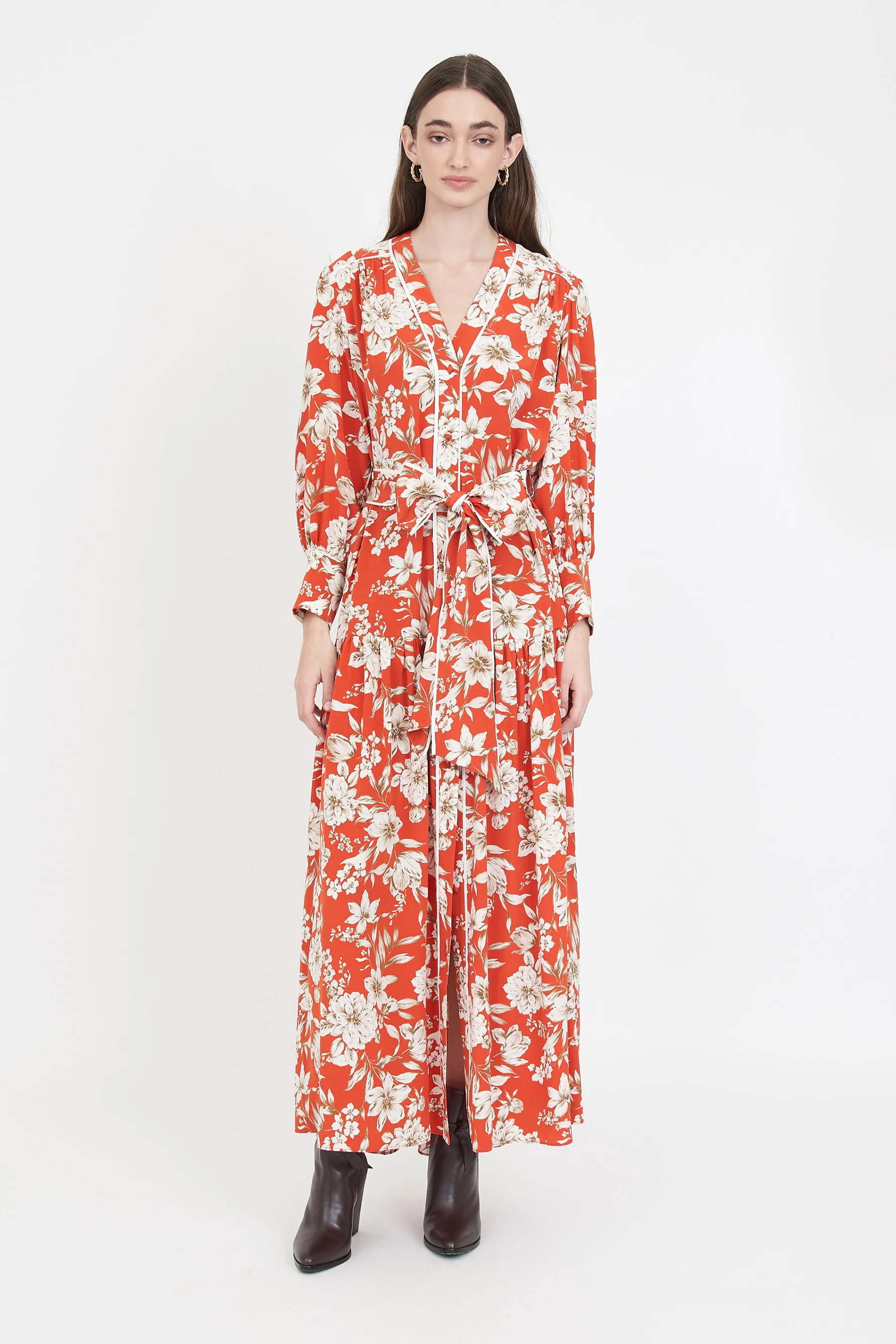 Layla Dress - Red Magnolia | Christy Lynn