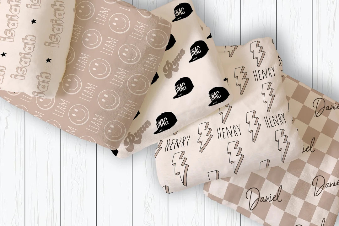 Cool Kids Design Personalize Blanket, Minky or Sherpa Custom Blanket, Baby Blanket, Kids Blanket,... | Etsy (US)