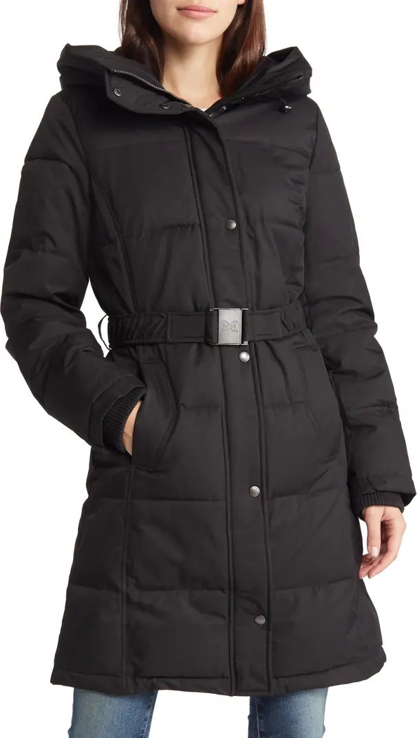 Women's Belted Longline Puffer Jacket | Nordstrom Rack