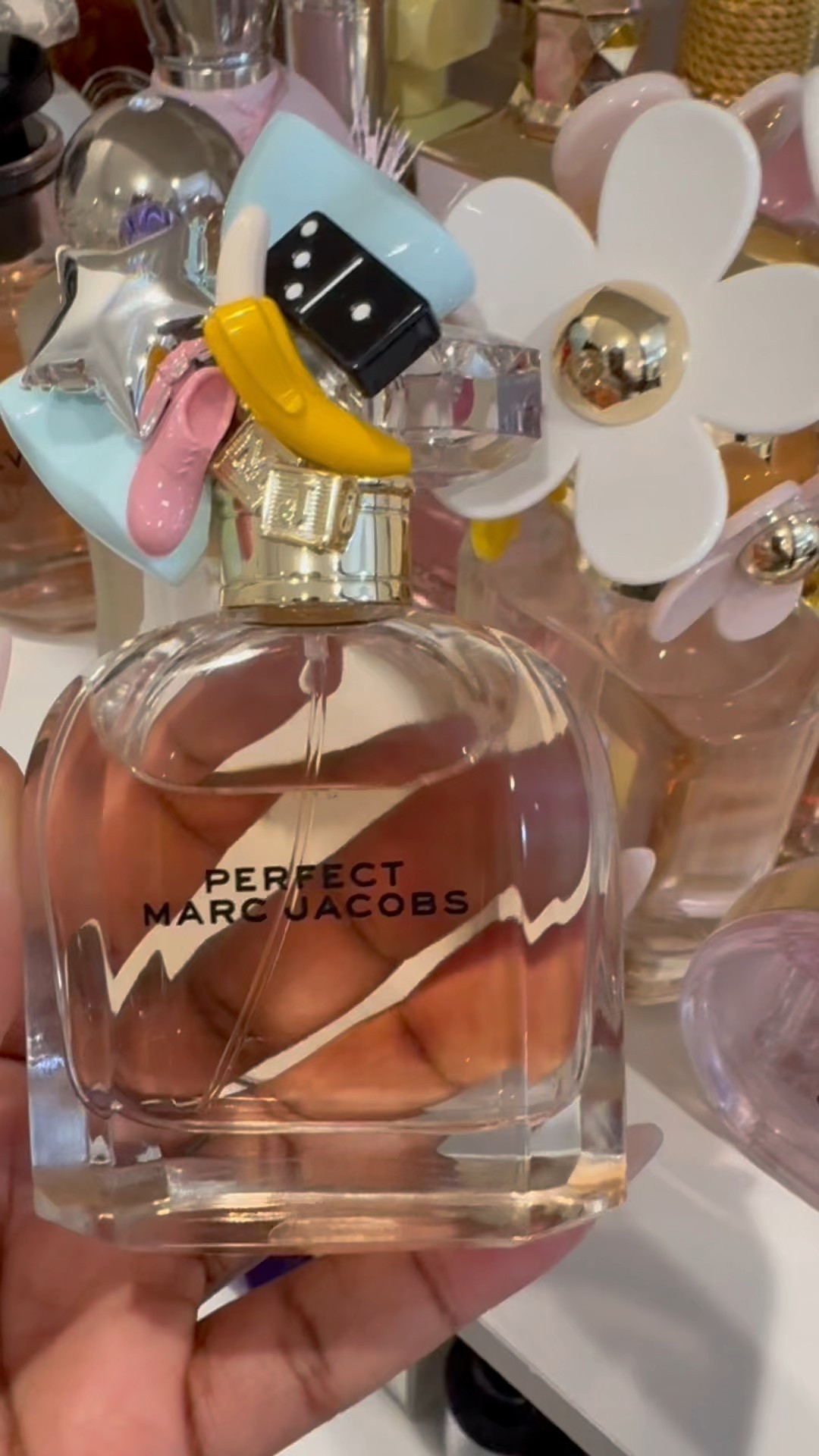 Perfect by Marc Jacob’s my #1 favorite
Compliments any outfit very well. 

The perfect go to fragrance so soft, sweet and feminine. It last and lingers for hours. 

Scent notes⤵️
green
fruity
almond
aromatic
woody
sweet
yellow floral
nutty
powdery
musky

#LTKBeauty #LTKFindsUnder100 #LTKStyleTip