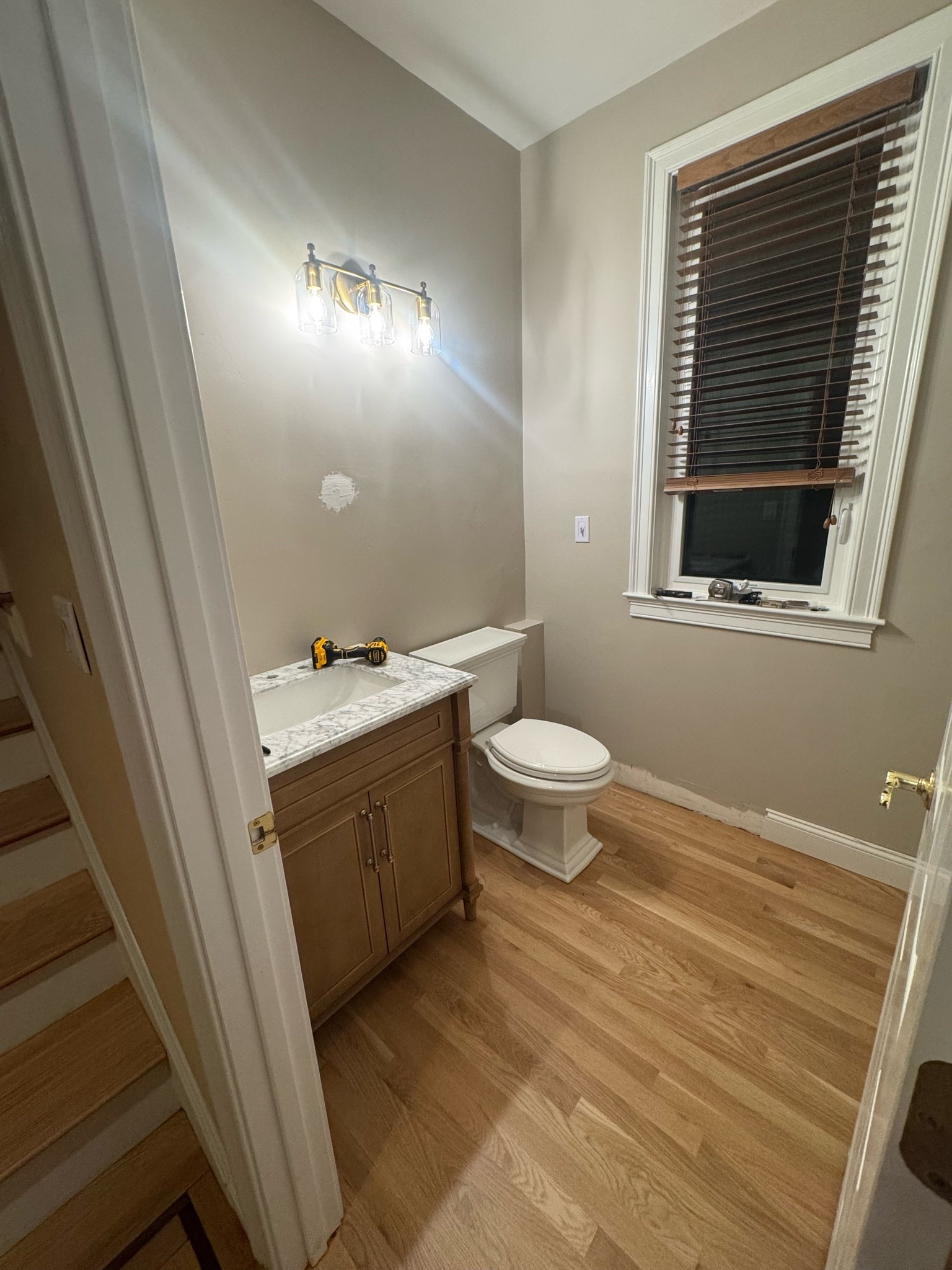 30” Vanity and Toliet were using in our remodel

#LTKHome