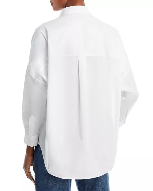 Rhodes Oversize V-Neck Poplin Shirt | Bloomingdale's (US)