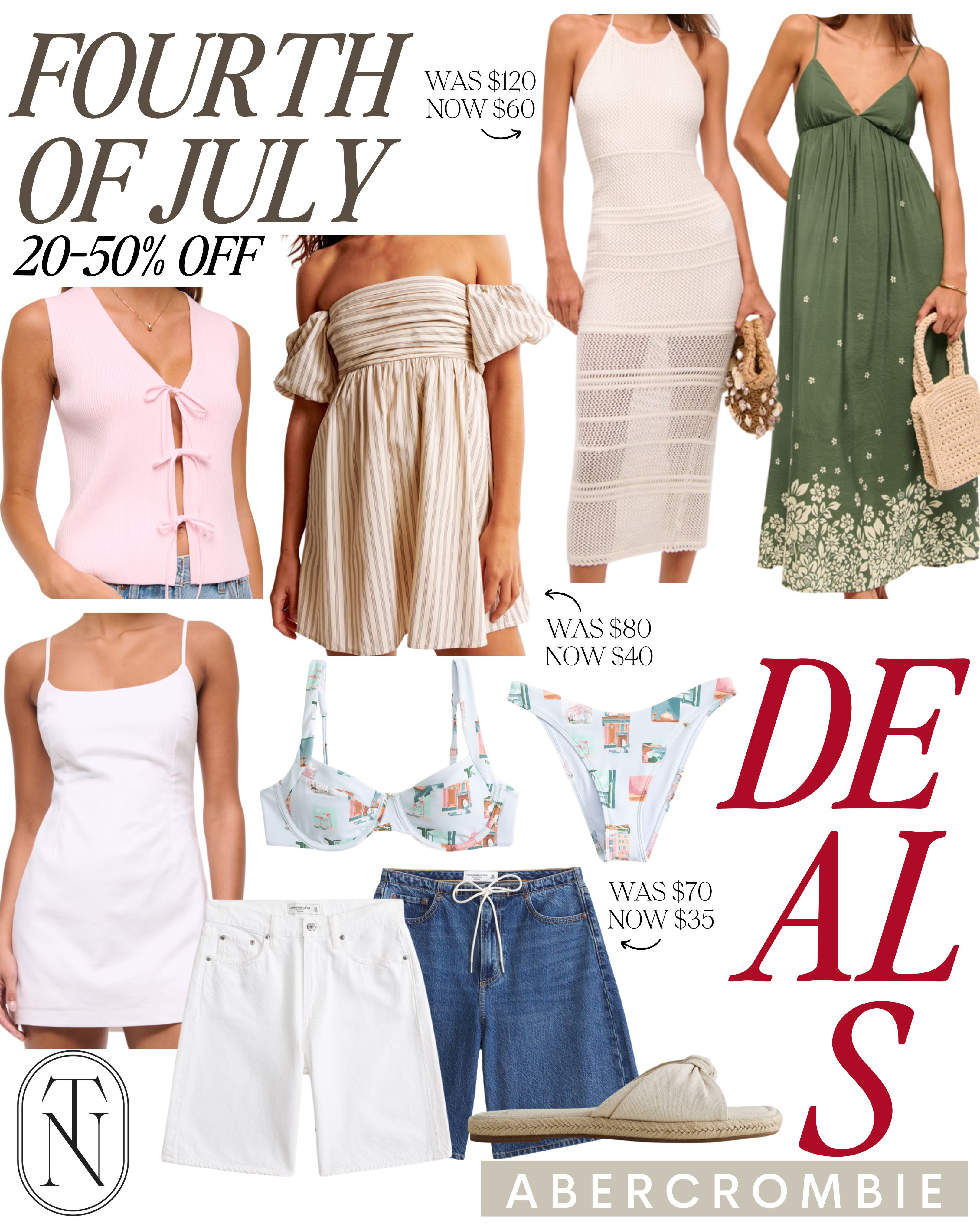 Abercrombie Fourth of July Sale / Abercrombie Sale / Summer Sale / Linen Dresses / Linen Shorts / Lightweight Jumpsuits / Crop Tops & Skirts / Floral Sundresses / Ribbed Tank Tops / Wide-Leg Linen Pants / Ruffled Blouses / One-Piece Swimsuits / High-Waisted Bikinis / Lightweight Rompers / Strappy Sandals / Slide-On Espadrilles / Raffia Handbags / Woven Crossbody Bags / Straw Beach Hats / Silk Scarves / Oversized Sunglasses / Bangle Bracelets / Layered Gold Necklaces / Hoop Earrings / Beach Coverups / Sheer Kimonos / Neutral Tote Bags / Linen Outfits / Crochet Dresses / Summer Handbags / Summer Sandals / Summer Sneakers / Neutral Baseball Hats / Summer Outfits / 
 

 #LTKSeasonal #LTKSaleAlert #LTKStyleTip