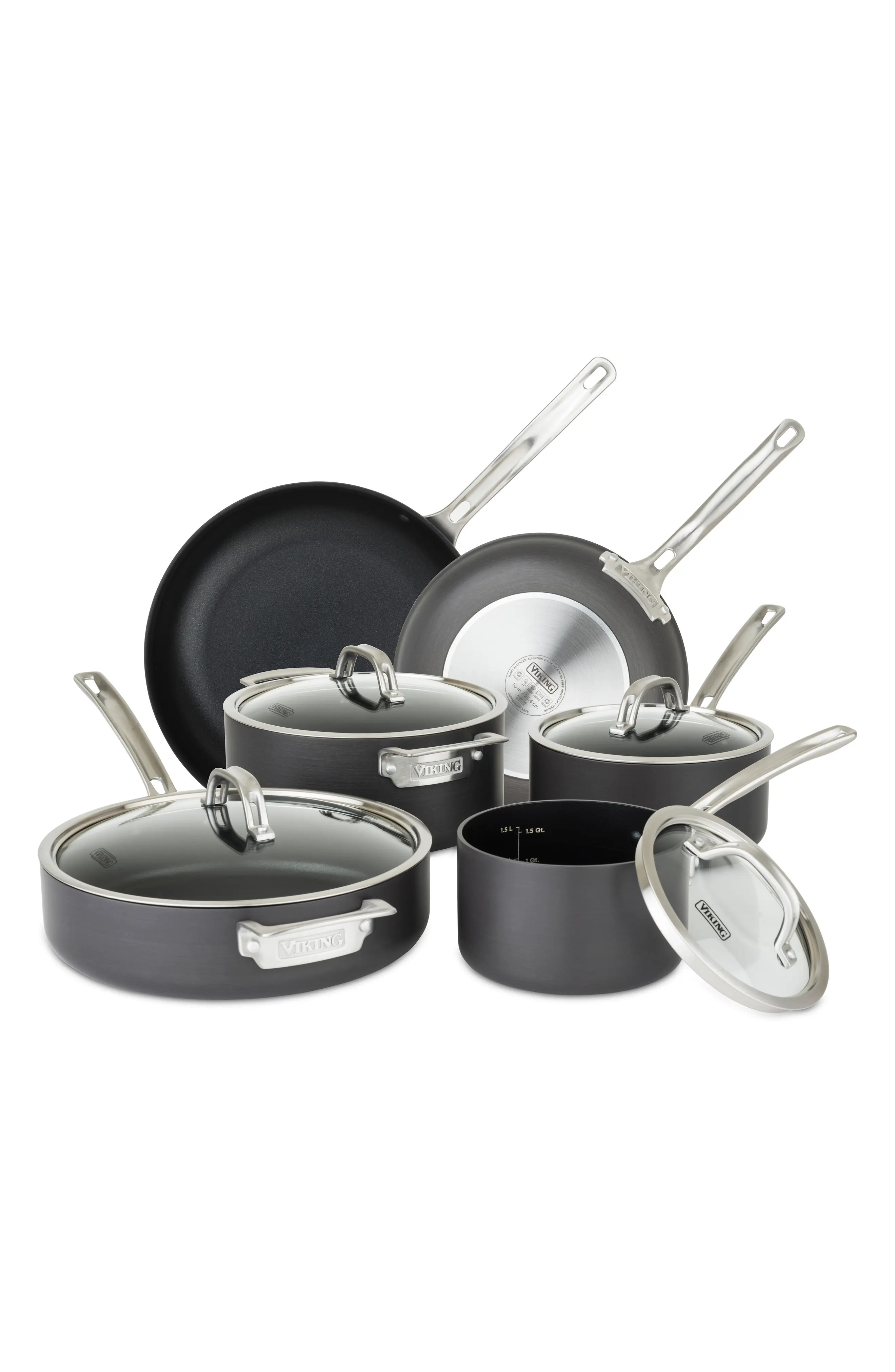 10-Piece Hard Anodized Nonstick Cookware Set | Nordstrom | Nordstrom
