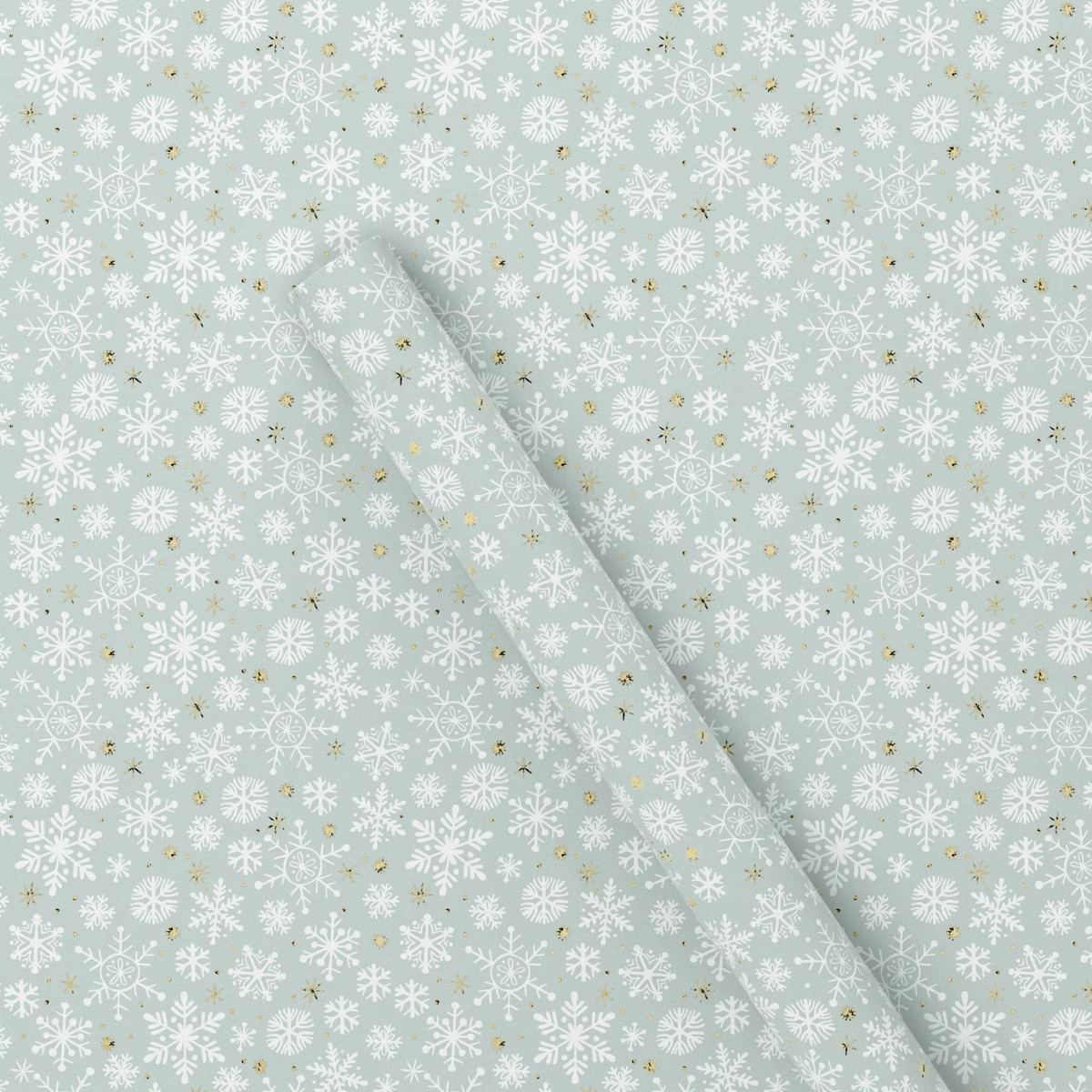 20 sq ft Snowflake Christmas Gift Wrap Mint - Wondershop™ | Target