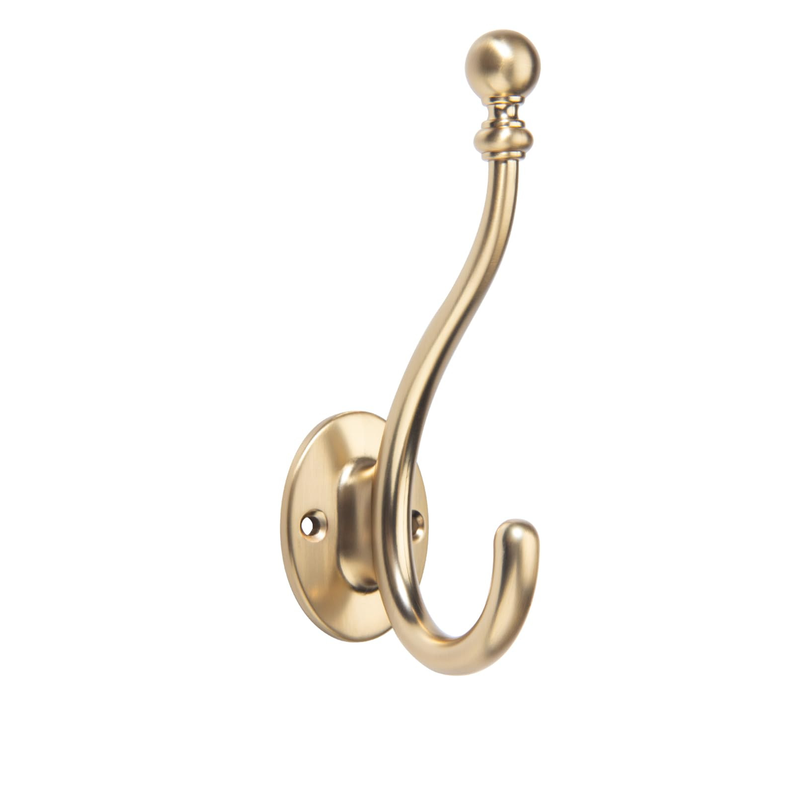 TUNNY Towel Hooks Bathroom - 5 Pack Champagne Bronze Coat Hook Robe Hooks Decorative Wall Hooks f... | Amazon (US)