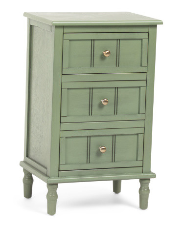 12x16x26 3 Drawer Accent Table | TJ Maxx