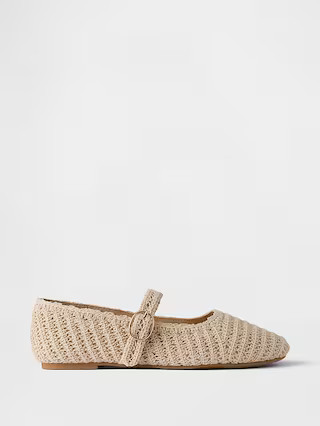 Kids Crochet Mary Jane Flats | Gap (US)