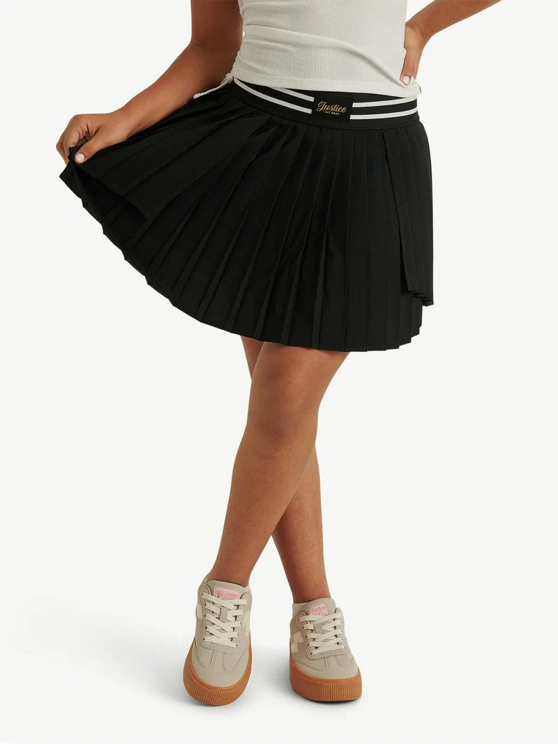 Justice Girls Pleated Active Skirt, Sizes XS - XLP | Walmart (US)