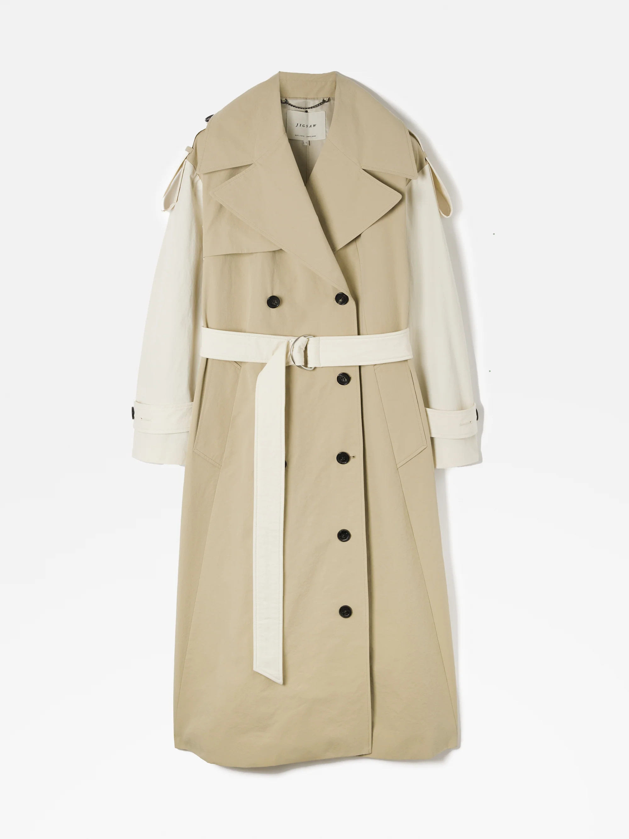 Panelled Trench Coat | Multi | Jigsaw (UK)