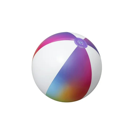 Bluescape Rainbow Inflatable Small Beach Ball 13.5" | Walmart (US)