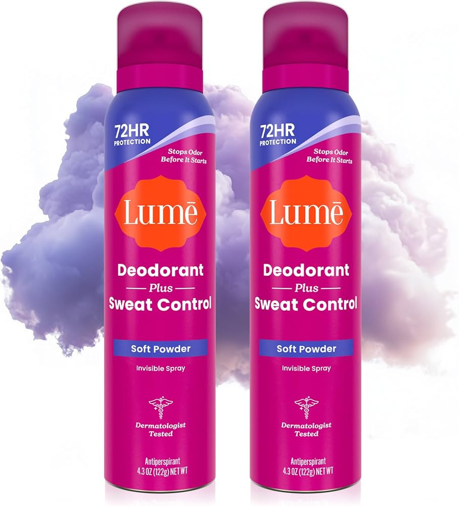 Lume Deodorant Plus Sweat Control - Invisible Spray - Extra Strength Antiperspirant For Underarms... | Amazon (US)