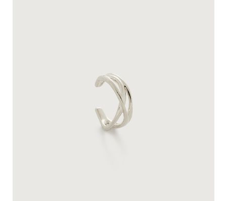 Sterling Silver Nura Reef Ear Cuff | Monica Vinader (Global)