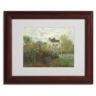 The Artist's Garden by Claude Monet - Picture Frame Painting Print | Wayfair Professional