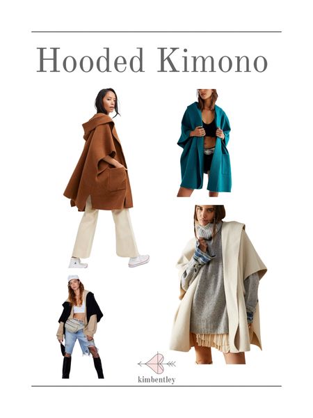 The cozy oversized hooded kimono. So versatile for Fall. Perfect for travel and transitioning to cooler temperatures. One size. 
kimbentley, Fall outfit, shawl

#LTKSeasonal #LTKunder100 #LTKstyletip