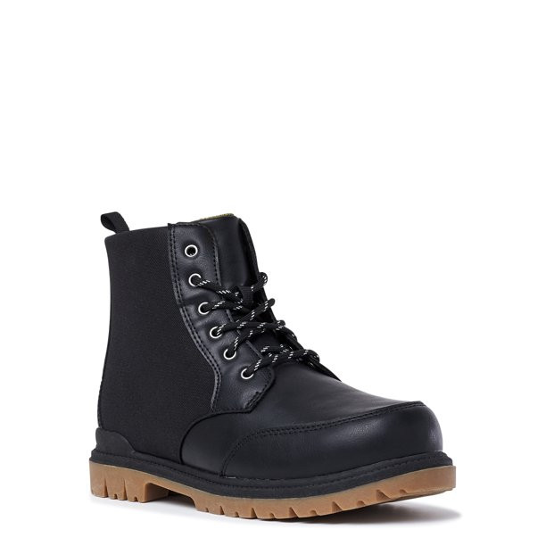 Wonder Nation Boys Utility Combat Boots, Size 13-6 - Walmart.com | Walmart (US)