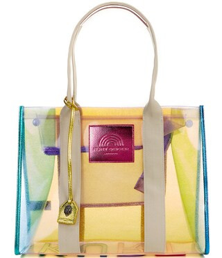 Medium Vinyl Rainbow Shimmer Southbank Tote Bag | Dillard's
