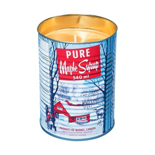 Seracon Handcrafted Maple Syrup Tin Candle, Authentic Maple Scent with Natural Soy Wax & Lead-Free (Cotton Wick) | Amazon (US)