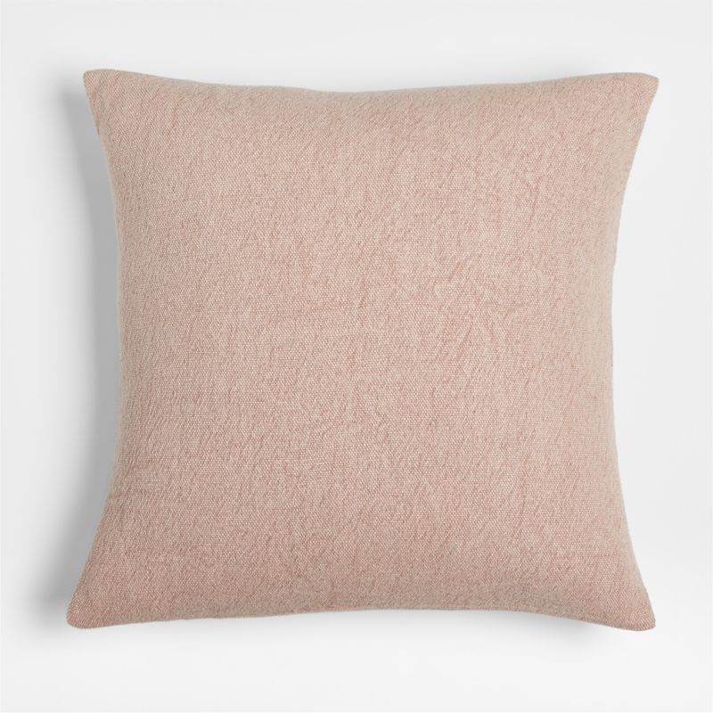Earl Arnold Cotton 23"x23" Blush Tan Throw Pillow Cover by Jake Arnold + Reviews | Crate & Barrel | Crate & Barrel