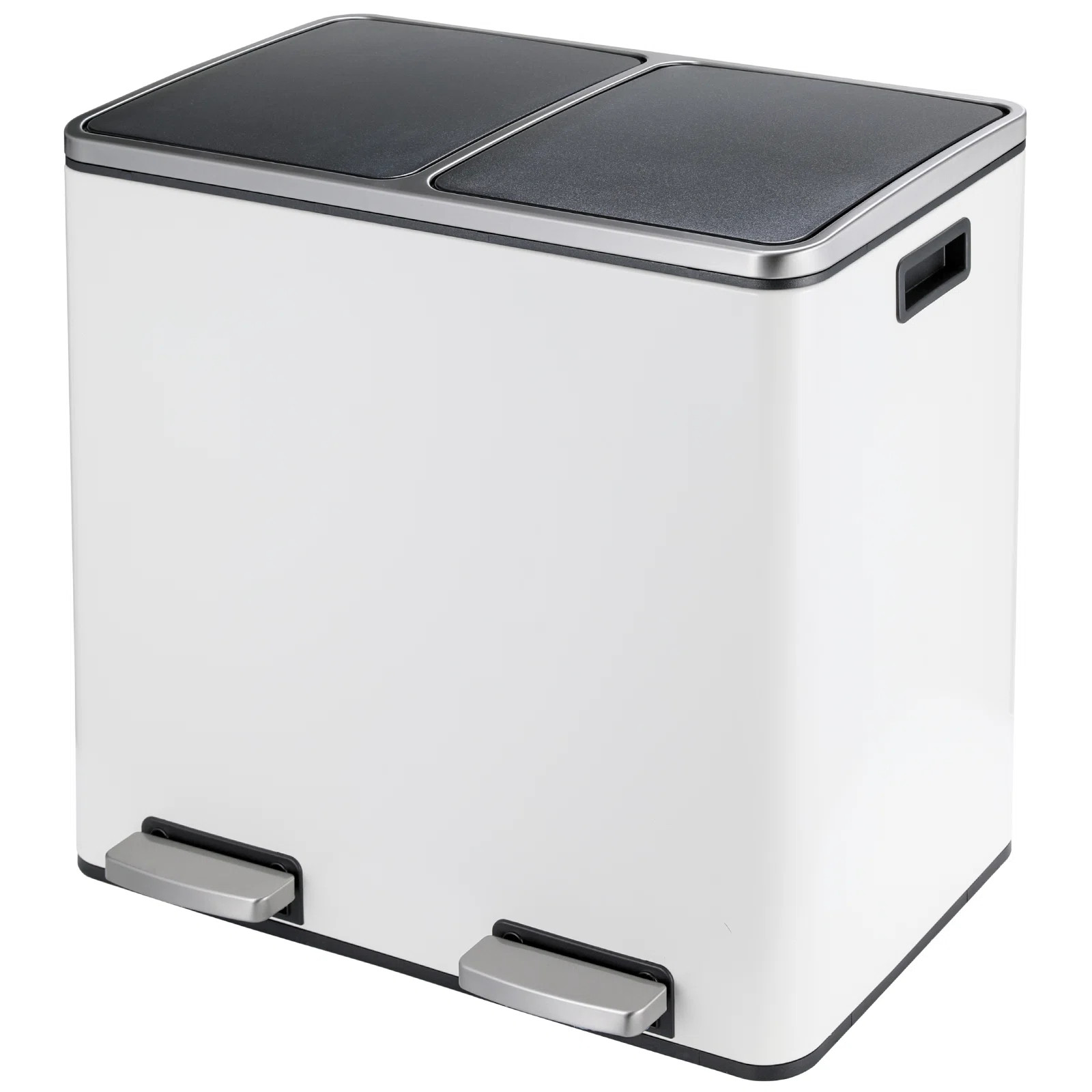 Pirecart Kitchen Stainless Steel Gallon Step On Trash Can & Reviews | Wayfair | Wayfair North America