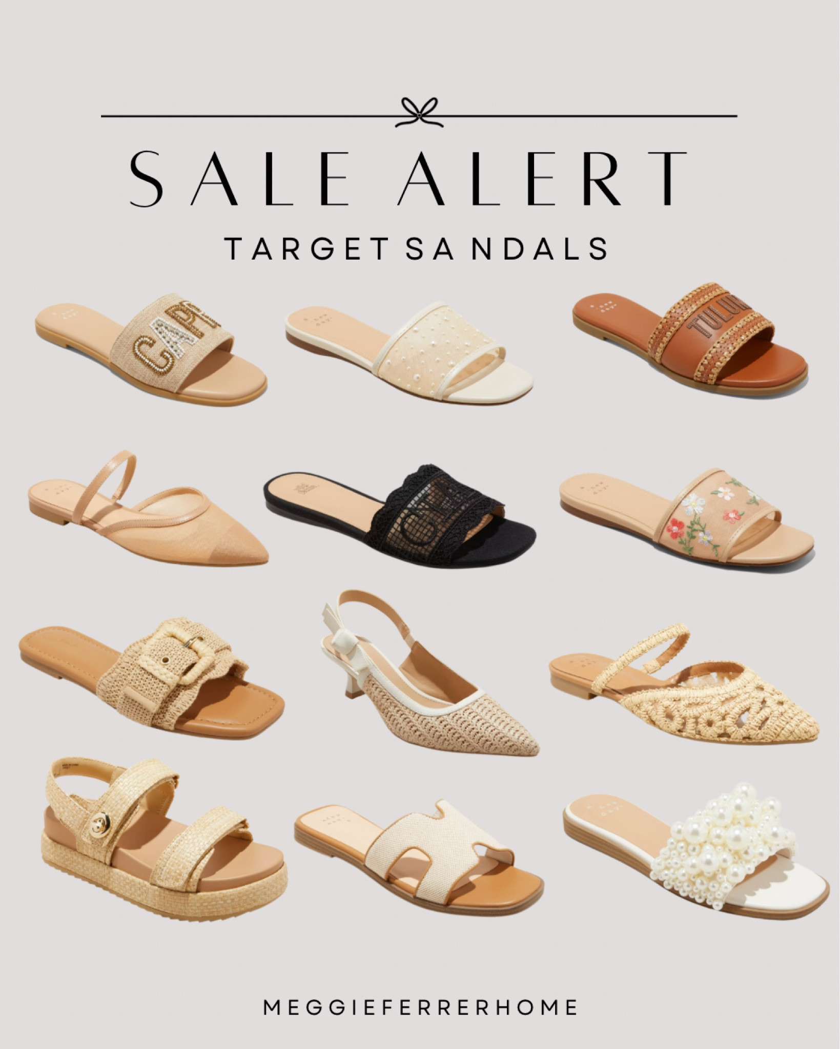 The most prettiest spring /summer sandals on sale at Target! 🎯 

#LTKFindsUnder50 #LTKSaleAlert #LTKShoeCrush