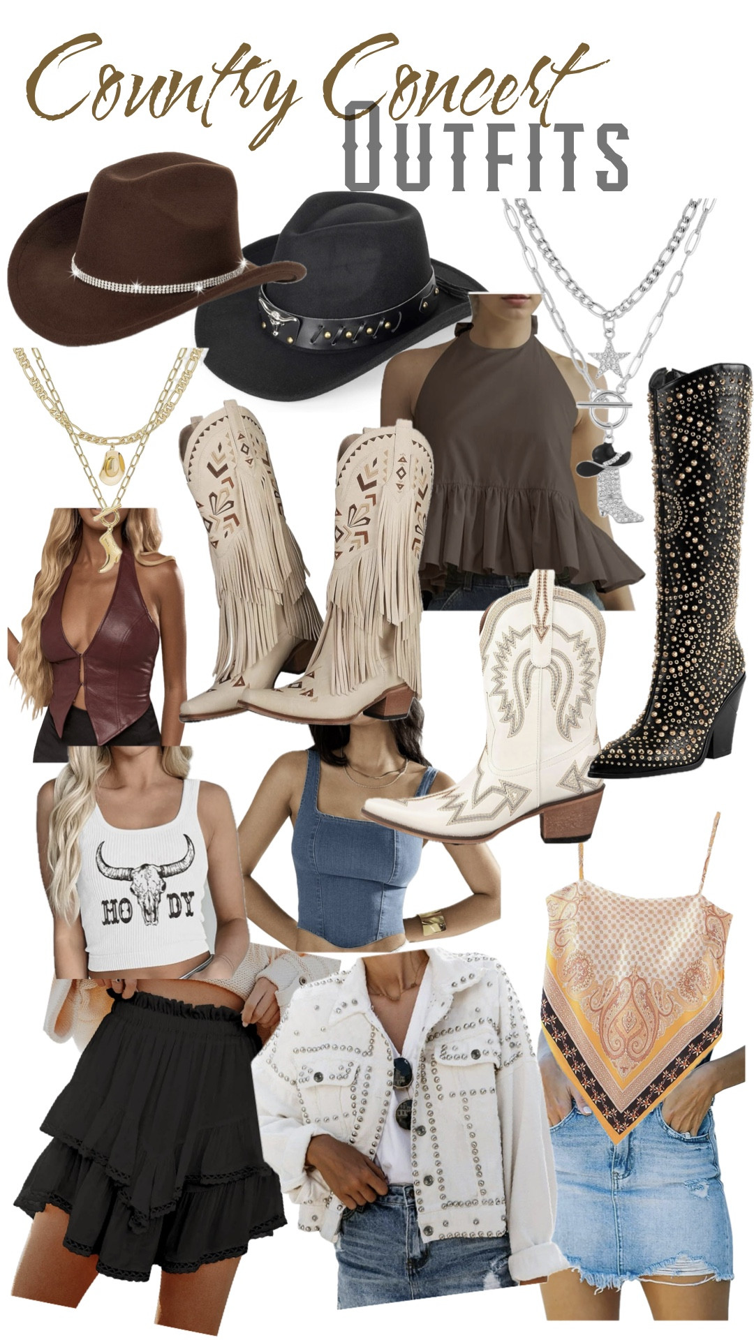 Country concert outfit ideas
#concert
#country
#nashville