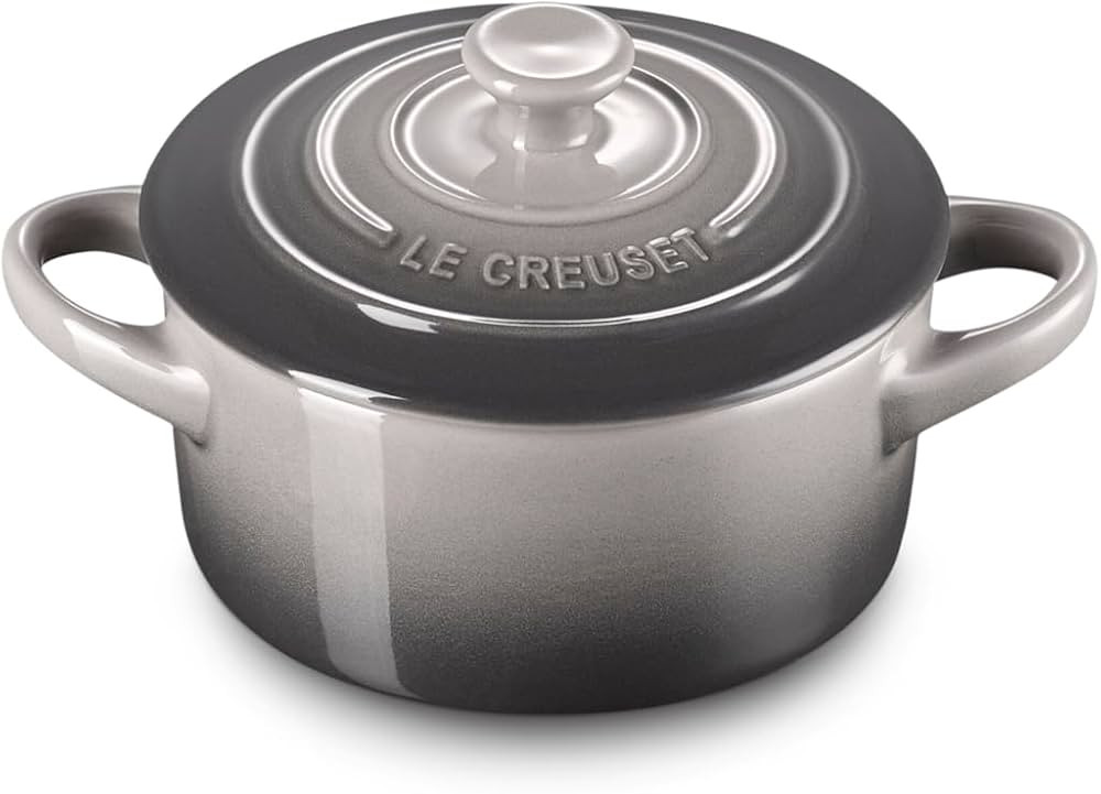 Le Creuset Stoneware Mini Round Cocotte, 8 oz., Oyster | Amazon (CA)