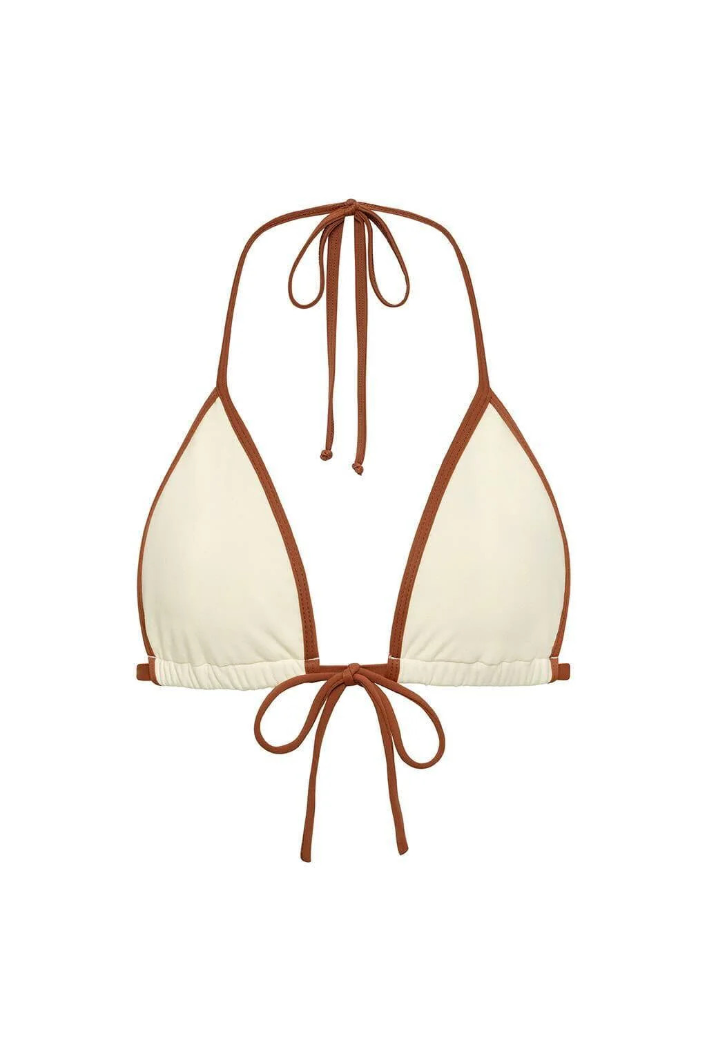 Oat Terracotta Binded Emma Bikini Top | Montce