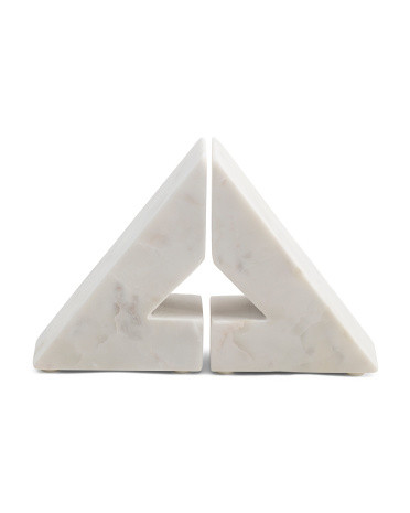 Marble Triangle Bookends | Marshalls