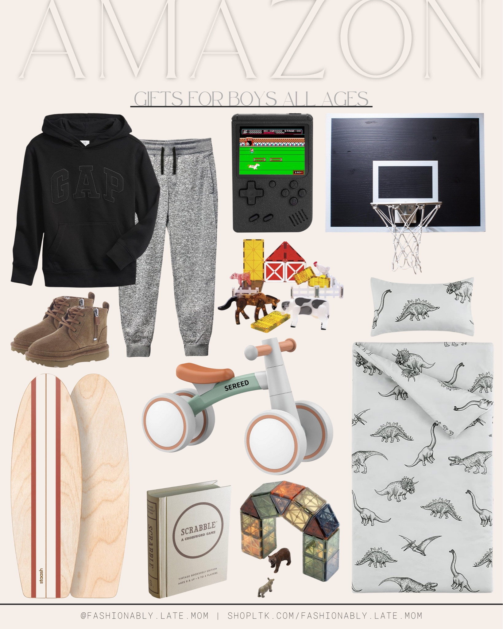 Gift Guides: Gift Ideas for Boys of all Ages

Fashionablylatemom 
Knife set 
Trail camera 
Hat 
Tripod 
Boys activewear
Gifts for him
Gifts for dad
Boys gift ideas
Gift ideas for boys
Boys sneakers
Boys coats
Boys outfits

#LTKGiftGuide #LTKkids #LTKSeasonal